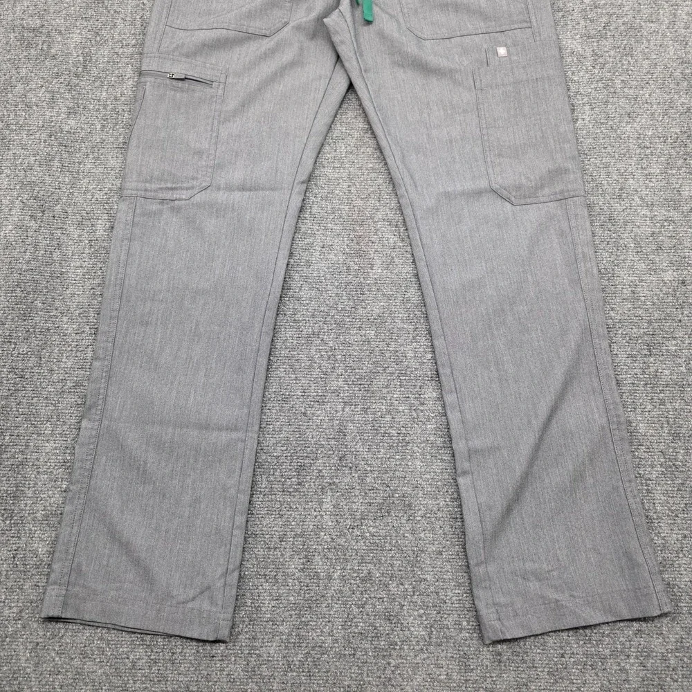 FIGS Scrub Pant Technical Collection Men Small Grey TM3001 Cargo Medical Uniform